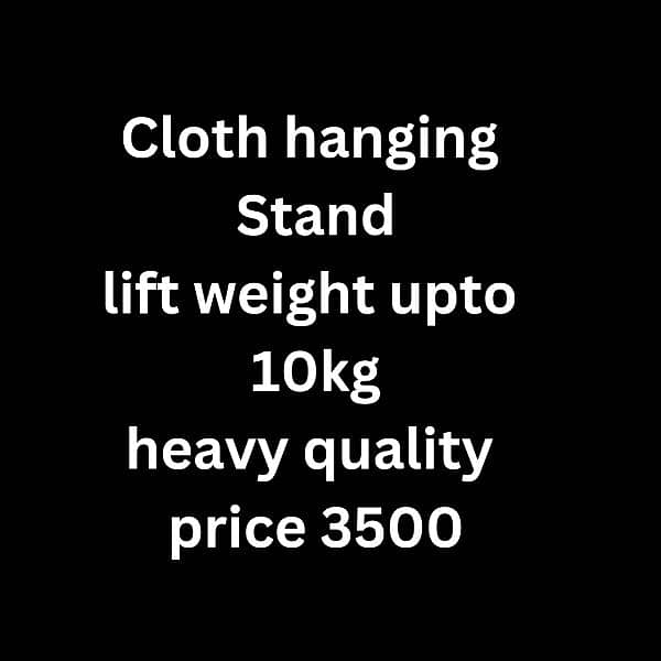 Cloth hanging Stand for Sale 2