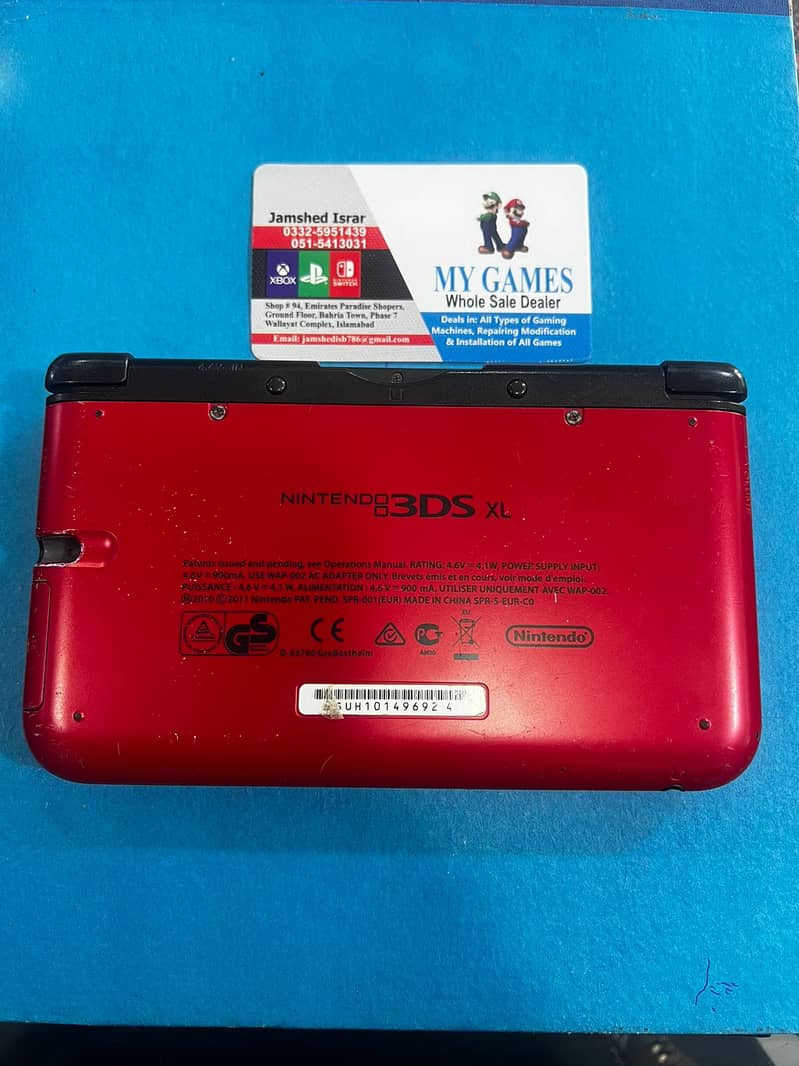 NINTENDO 3DS XL JAILBREAK + 256GB SDCARD + 71 GAMES INSTALLED 1