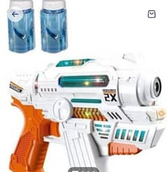bubble blaster gun with light and sound