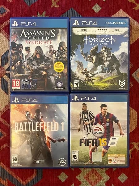 PlayStation 4 Games (PS4 CD/DVD/Discs) 0