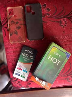 Infinix hot 10  6/128 condition 10/8