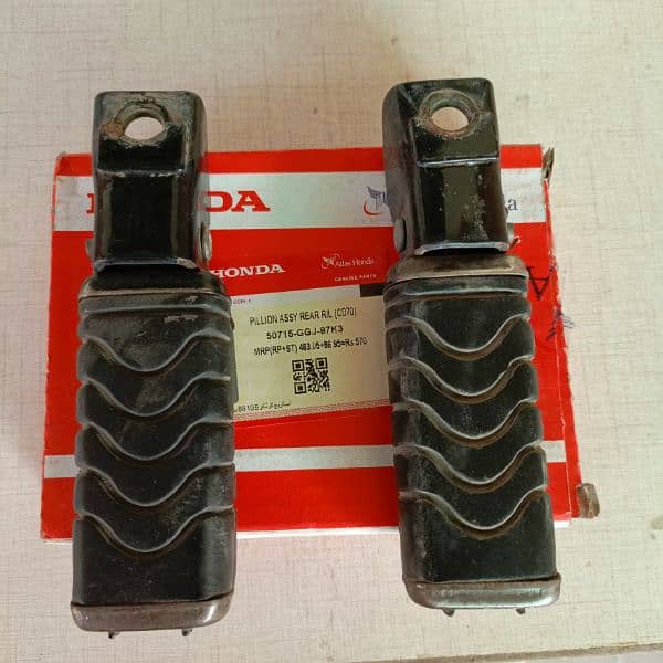 Atlas HONDA CD70 k original footrest 0