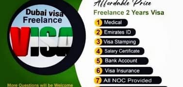 UAE freelancer visa available low cost