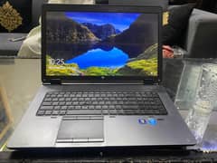 hp zbook 17 core i7 with 1.5 month battery warranty