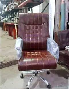 Boss Chair, luxury leather revolving high back chair, office chair