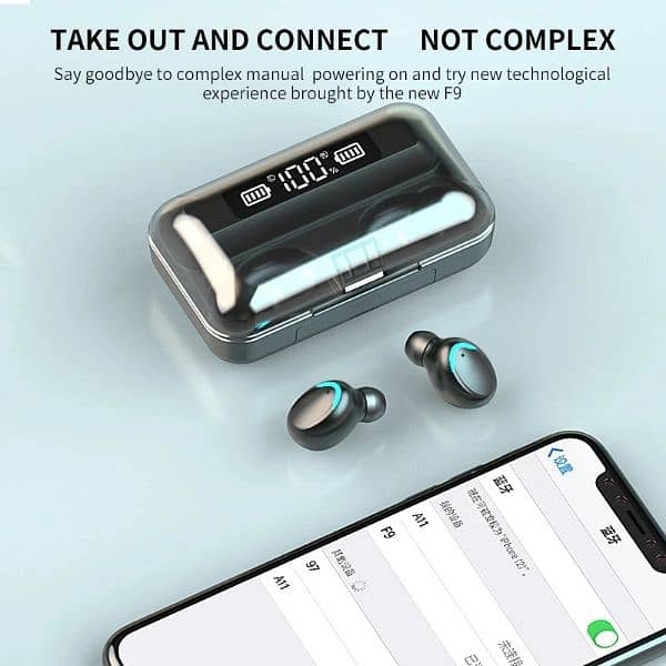 Wireless Earbuds with LED Display 1