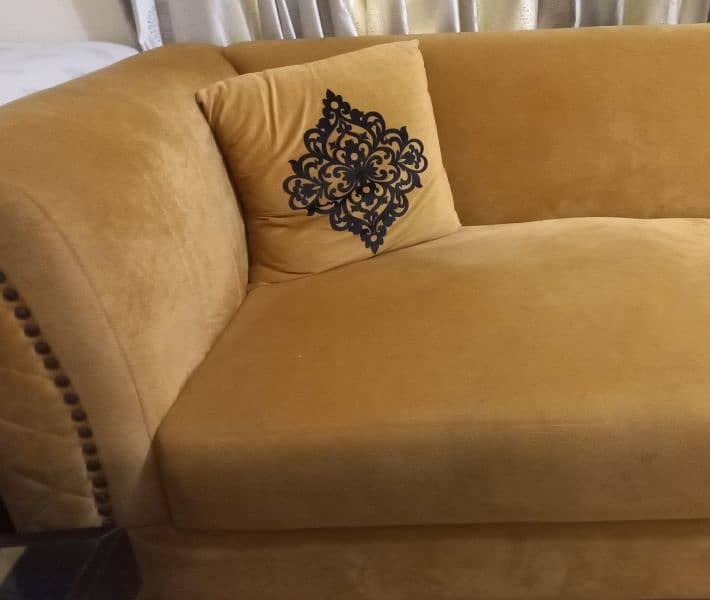 New 2 seater sofa with 3 full size cushions for sale 3