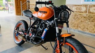 Costom made cafe racer bike for sale Lahore number