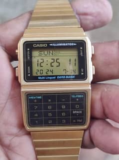 Brand New Casio Data Bank Multi Language Illuminator watch for sale