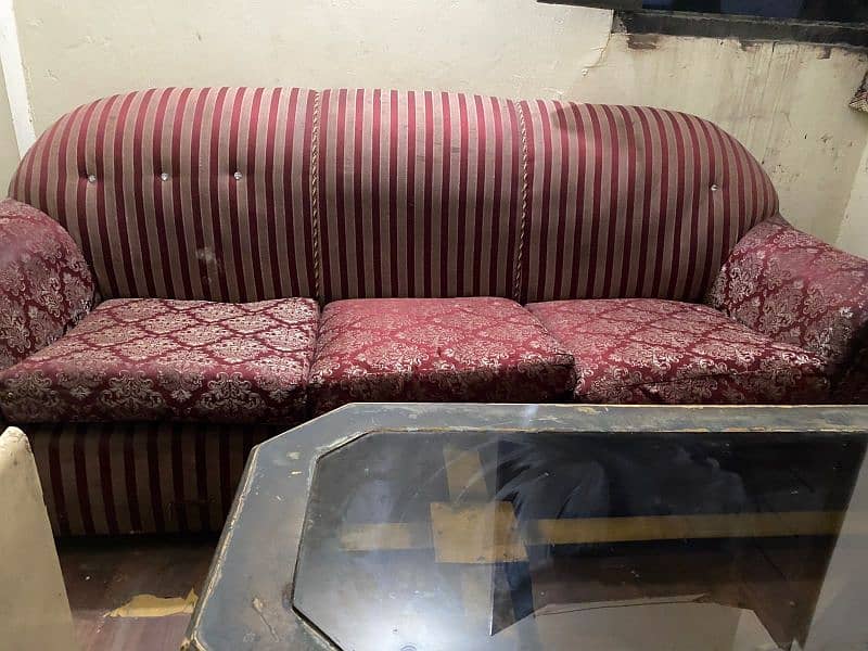 3 seater Sofa and Table both for Sale 1