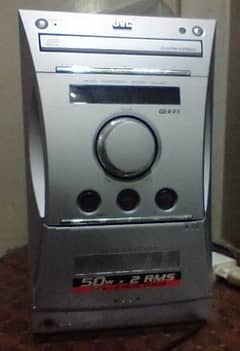 JVC Amplifier with 2 speakers C. D Players And Caste Players remote