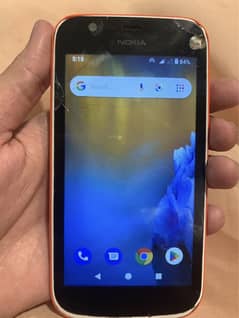 Nokia 1 Dual 4g Sim Best For Hotspot Screen Crack but working perfect