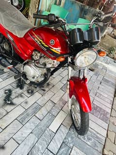 Yamaha ybz 2020 model red mandi bahauddin location and registration