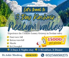 3 day Neelam valley Kashmir