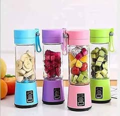 uicer 6 Blades Rechargeable Portable Electric USB Juicer Bottle Blend