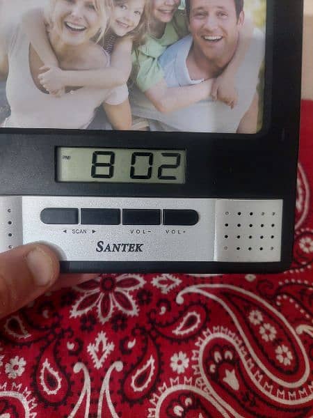 Table Clock with Photo frame 4