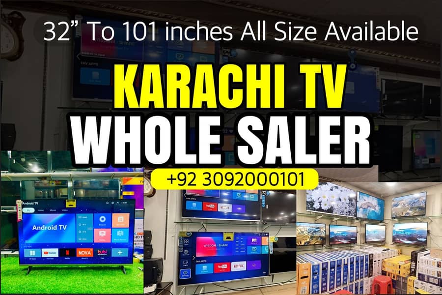 Brand New Led tv 2024 Fresh Stock Available whole sale rate 3