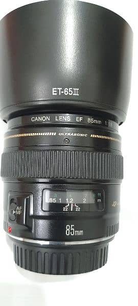 Canon lens 85mm 1.8 2