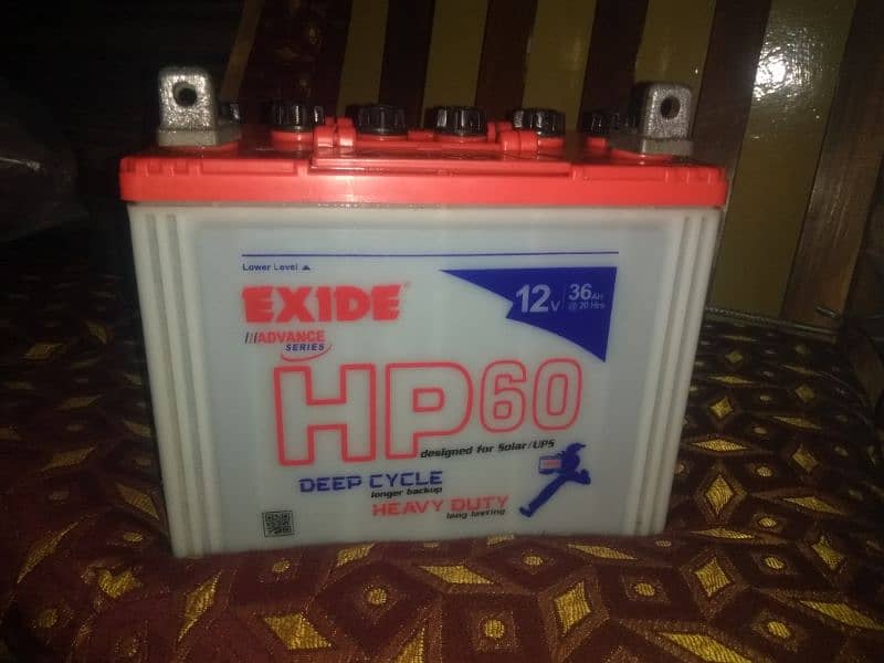 Exide 60 Deep Cycle Battery New Condition 0