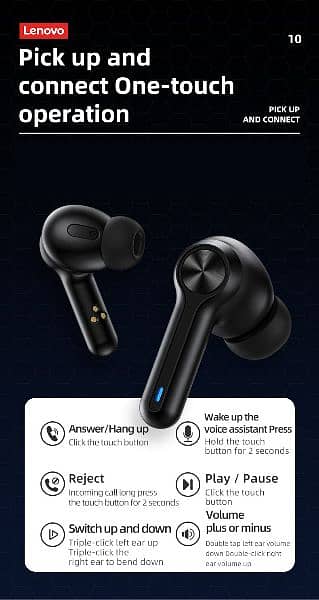 Lenovo Earphones, Earbuds, Headphones ( Original) 1