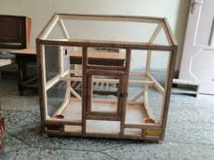 wood cage