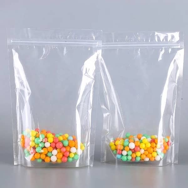 Transparent window zipper standup pouches 19