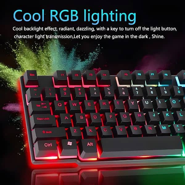 Banda KM-99 Best Gaming Combo RGB Gaming Keyboard, Mouse And MousePad 3