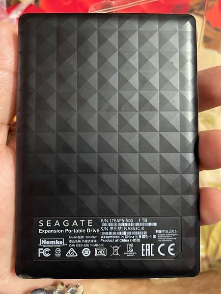 SEAGATE Expansion 1TB External HDD 7