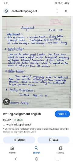 Assignment work Available
