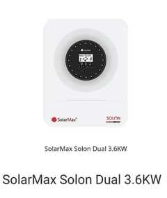 SolarMax Solon Dual Series 3.6KW Hybrid Inverters with Grid Feeding
