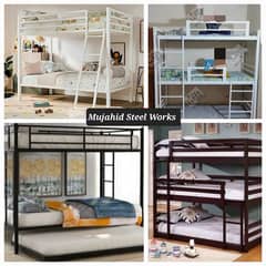 Bunk Bed/ Double Bed/ Single Beds/ Triple story Beds/Bunker Beds.