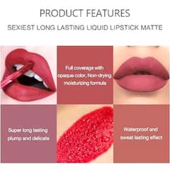 •  Material: Liquid lipstick
