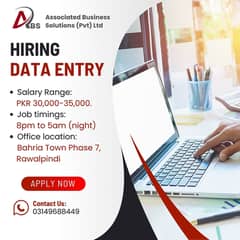 Data Entry operator