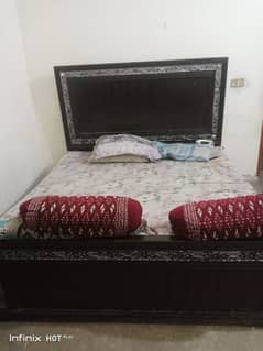 king bed set used of wooden