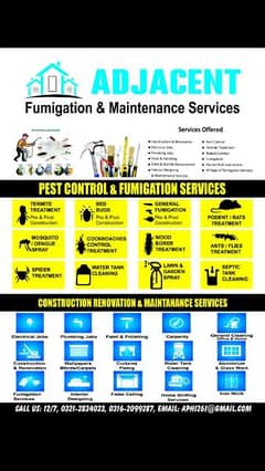 Pest control Fumigation