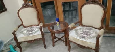 Brand New Bed room chairs with coffee table