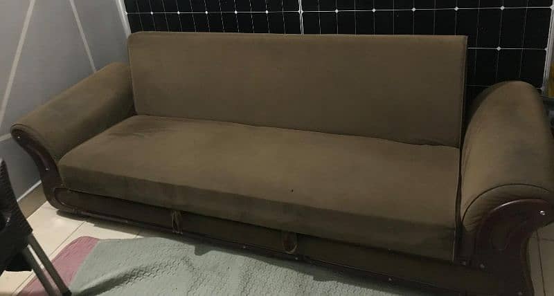 sofa bed & high roof chair 1