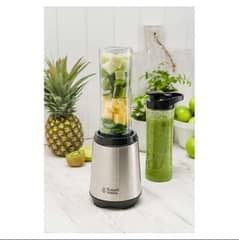 Russell Hobbs juicer with 2 bottle and 1 blender