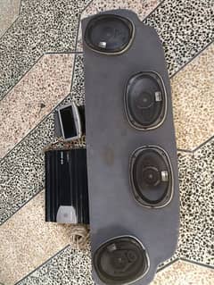 Original Boschmann BM amplifier, Kenwood speakers for sale