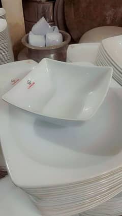 all crockery related to a marriage hall