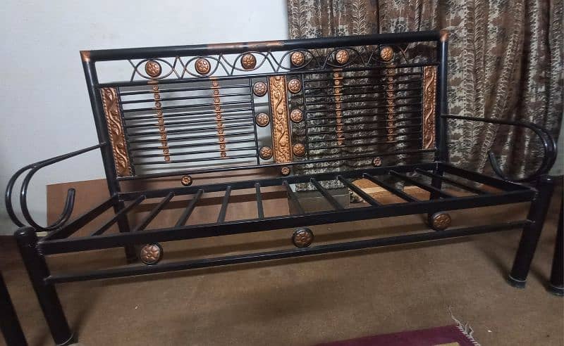 Iron Sofa set with Iron settee 5