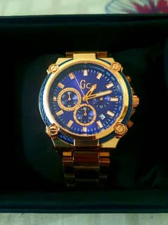 Gc watch for men chronograph all working brand new