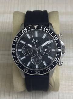 FOSSIL - Bannon Multifunction Black Silicone Watch - BQ2494