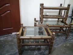 Choudry Glass 3 table set . 03127630152