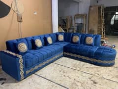 Brand new sofa set corner set ap apni marzi ka n banwa sakty hy