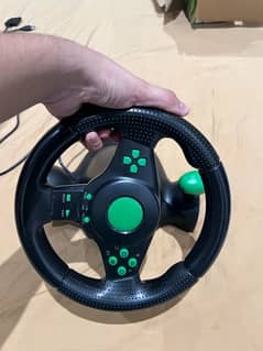 Steering wheel with paddels for x box,ps2,ps3,pc