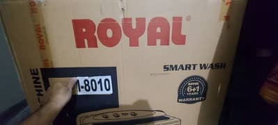 Box Pack Royal Washing Machine RWM-8010