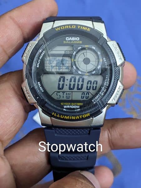 Brand New Original Casio AE1000W-2AV World Time Watch 7