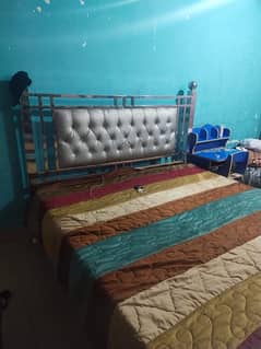 double king iron bed