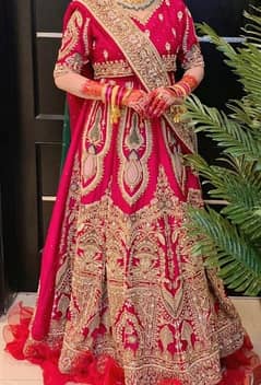 Beautifully designed Bridal Lehnga for Barat event